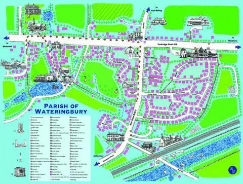 Wateringbury Map